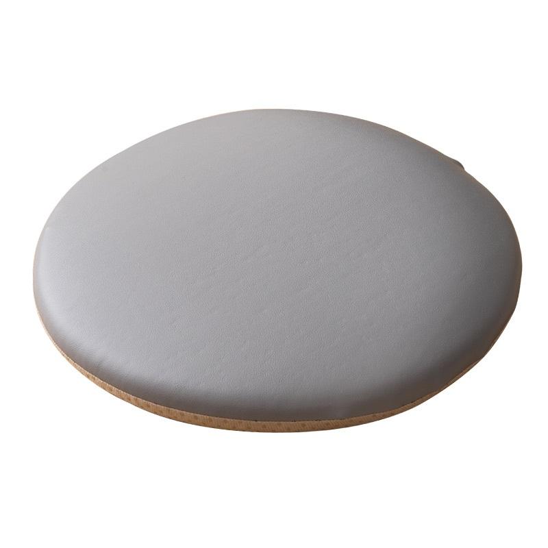 Cuscini per Seduta Sedia da Pranzo Portatile Stile Semplice per Interni, Ufficio Domestico, Cucina, Seduta Rotonda Solida in Pelle per Sedia
