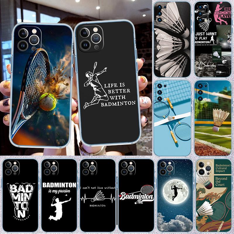 RA6 Badminton Sports Phone Case for Motorola Moto E13 E15 E20 E22 E22I E22S E30 E32 E40 E7 E7I G Plus Power Play Stylus G22 G14