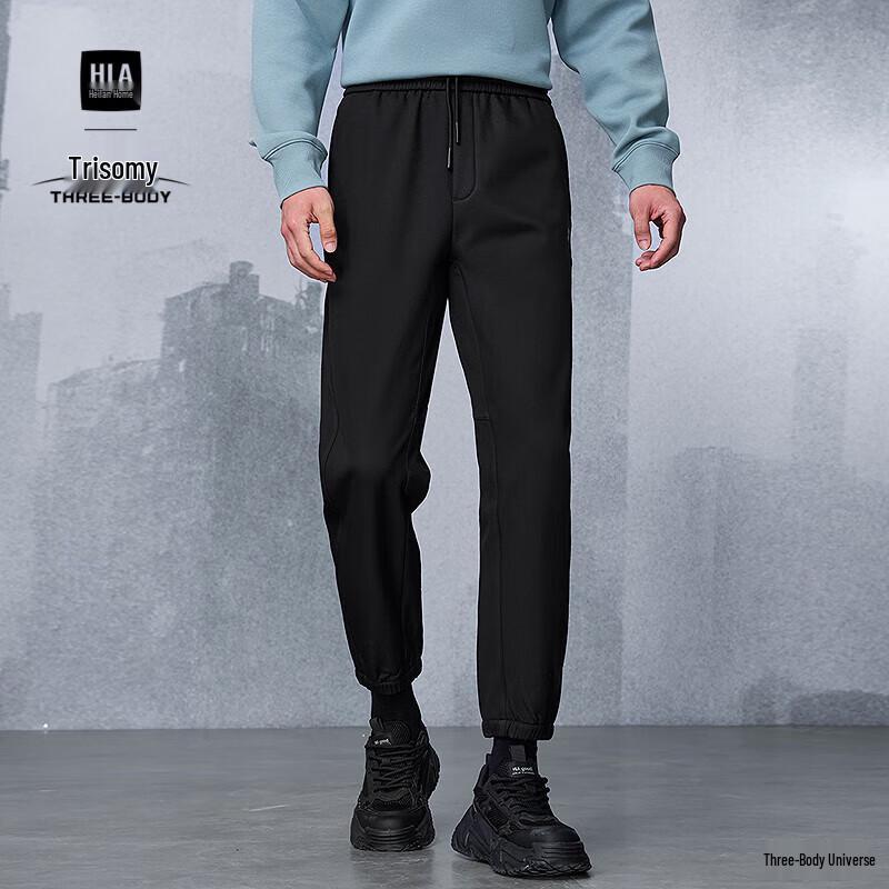 

HLA Men s Three-Body & SSS Collaboration Print Tie-Waist Sweatpants L