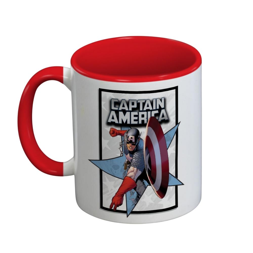 Captain America Super Hero Inner Two Tone Mug