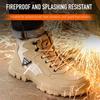 Steel Toe Work Shoes Men Sport Safety Shoes For Work Boots Breathable Puncture-Proof Safety Boots Men Protective Welder Shoes