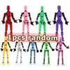 Action Figure Lucky Robot 13, Action Figure Robot Mobile Multi-Articolato Stampata in 3D, Action Figure Robot Dummy 13 per Bambini Adulti