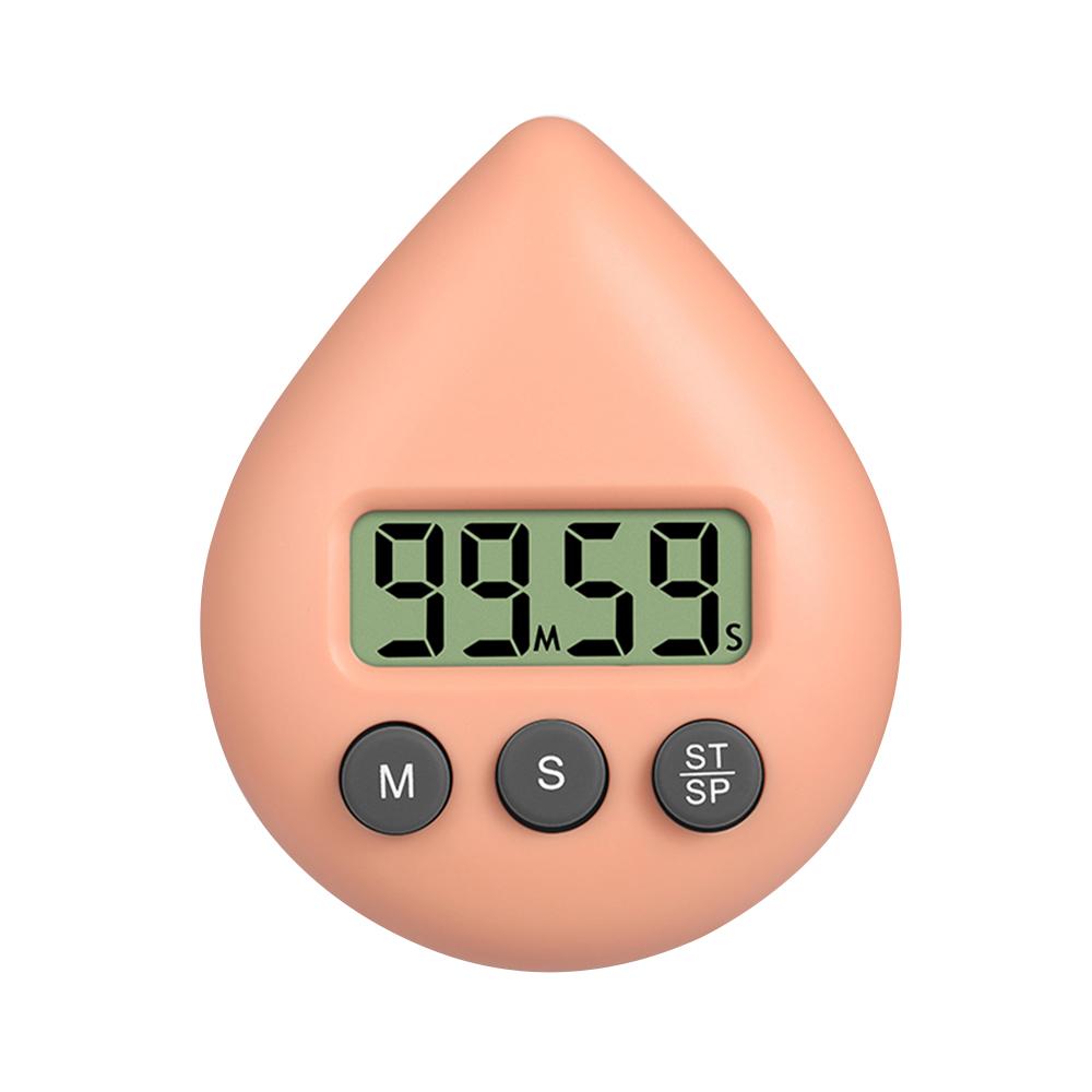 1-99 Minutes Electronic Digital Timer Loud Alarm Water Drop Shape Countdown Timer For Cooking Studying Homework Exercise Gadget