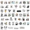 50 Cute Waterproof Panda Stickers: Perfect for Phones, Luggage, and Children's Decoration