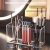Acrylic Transparent Pen Holder Storage Box for Paint Box Cosmetic Brushes Modern Minimalist Style for Desktop Office Dressing