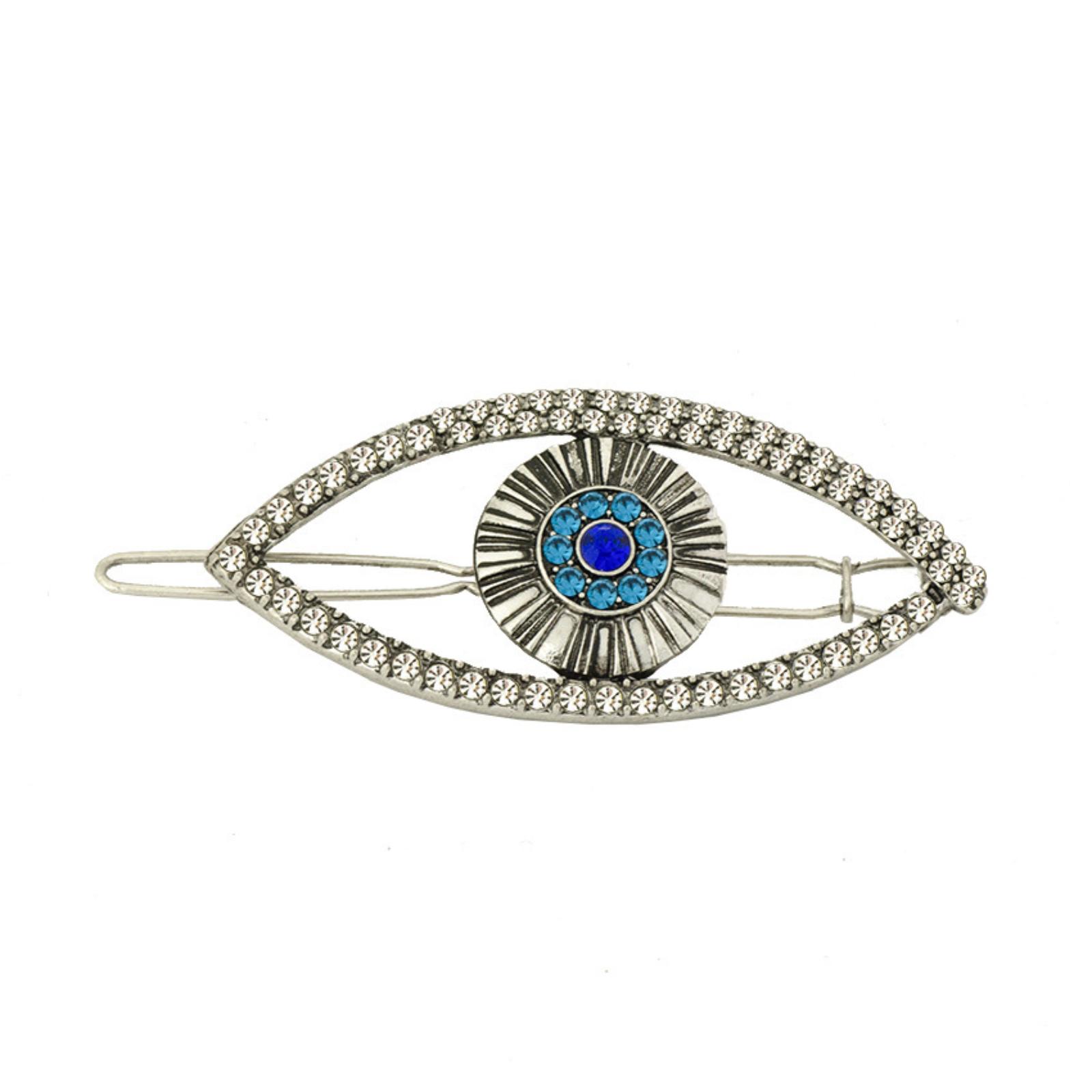 Blue Evil Eye Hairpin for Women Girls Hair Clip Headwear Accessories