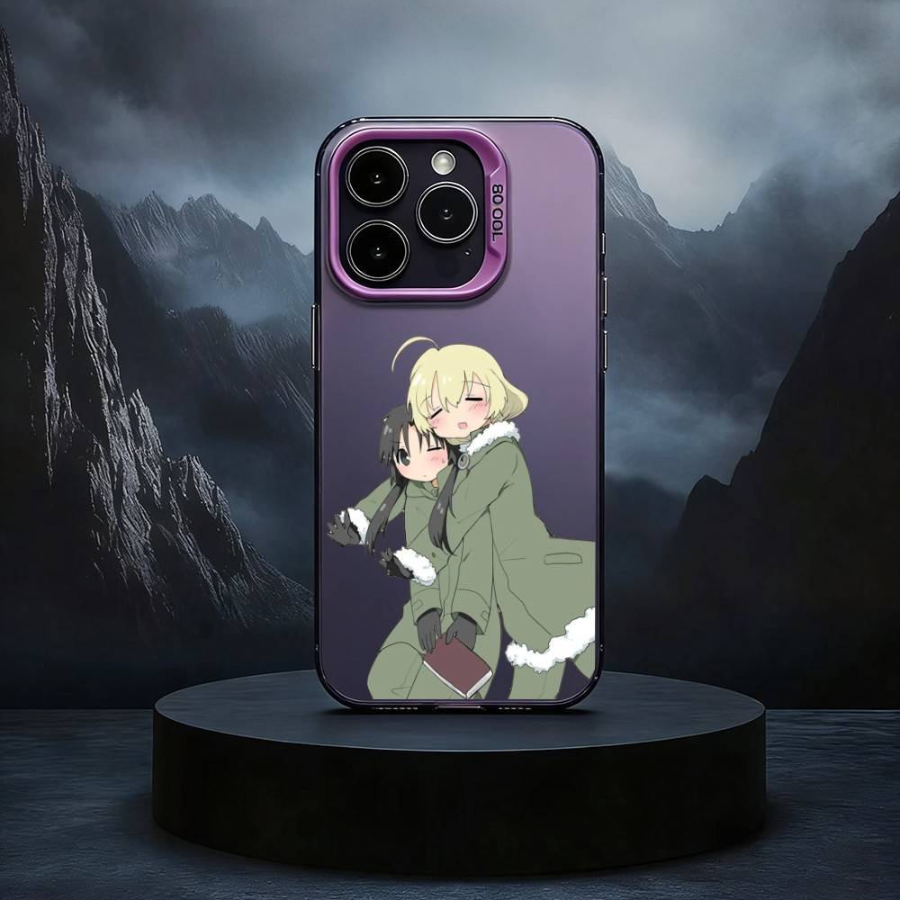Anime Girls Last Tour Black Candy silver phone case Phone Case For iPhone17,16,15,14,13,12,11 Plus,Pro Max iPhone16pro