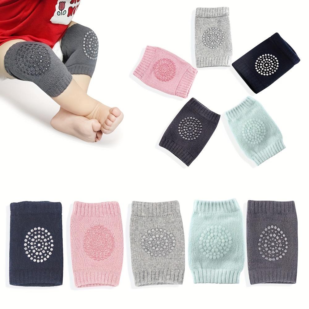2 Pairs Soft Elastic Youngsters & Youngsters Knee and Elbow Support Pads - Anti-Slip, Breathable Knit Design for Youngsters Learning To Walk
