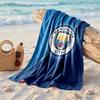 Asciugamano da Spiaggia Tema Manchester City Morbido Asciugatura Rapida?Asciugamano Asciutto Per Vacanze Estive Al Mare Nuoto
