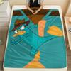 Phineas and Ferb2 Flannel Blanket, High quality Comfortable for All Seasons, Home Decor, Warmth and Comfort