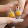 Retro Tibetan Earrings Ethnic Style Versatile Nepalese Niche Earrings Jewelry Stud Earrings Women