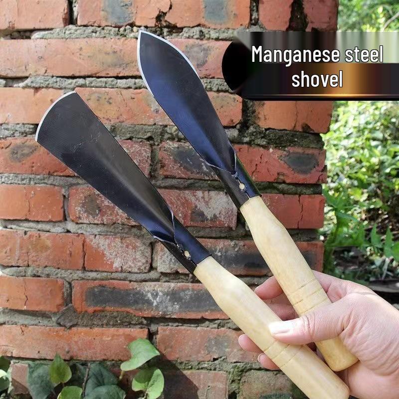 Small Manganese Steel Shovel for Planting and Weeding Vegetables or Flowers