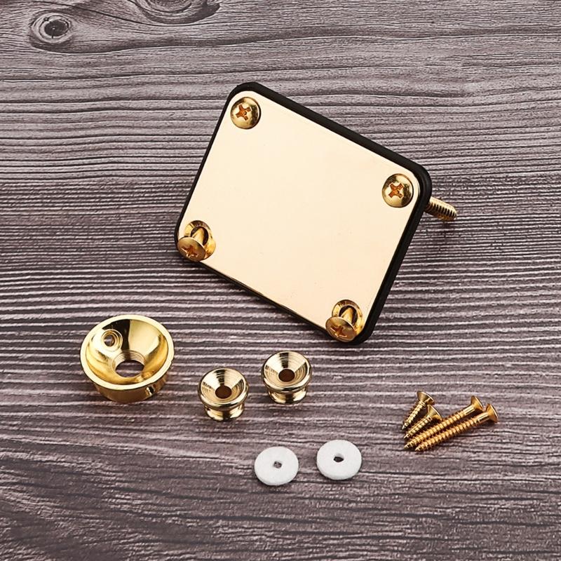 Professional Upgrade Set For Guitars Including Durable Reinforcement Plate And Strap Buttons