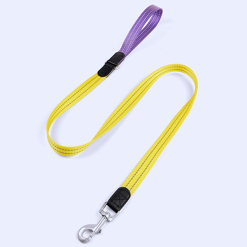 Dog Leash Reflective Leashes for Dog Walking 120cm Long Dogs Leash Colorful Nylon Rope Thick Dogs Leashes Chain Pet Supplies