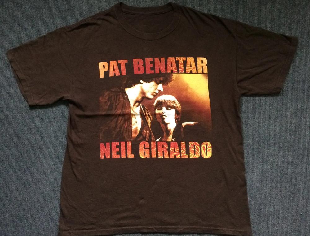 Neil Giraldo Pat Benatar T-Shirt Classic Black Unisex S-234XL 1H0636 Unisex T-Shirt S