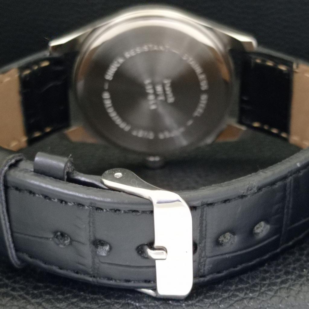 VINTAGE HMT JANATA HAND-WINDING INDIAN MENS ARABIC BLUE DIAL WATCH a440930-4