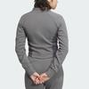 Adidas Sportswear Slim Knit Jacket Women Jacket Gray JJ3560