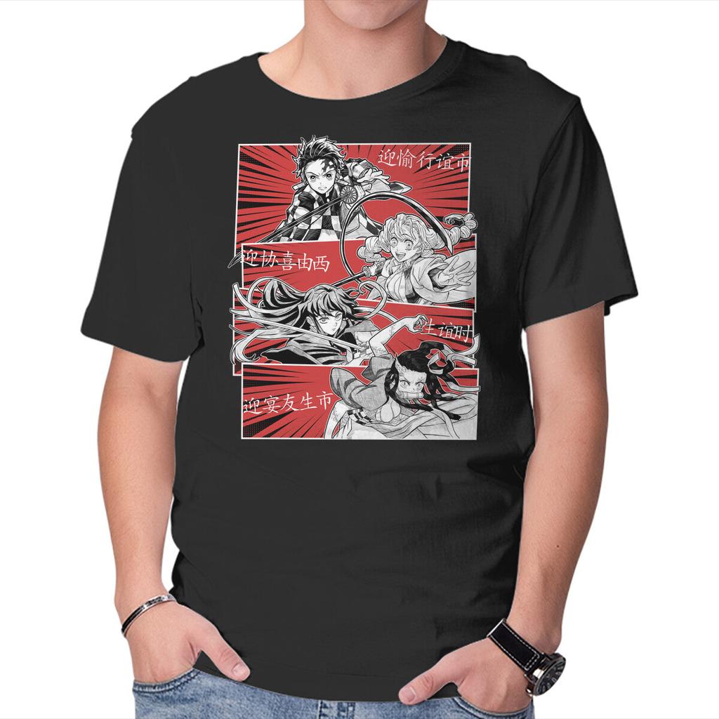 Unisex Crew Neck T-Shirt Swordsmith Village Arc Squad Graphic Short Sleeve Casual Tee