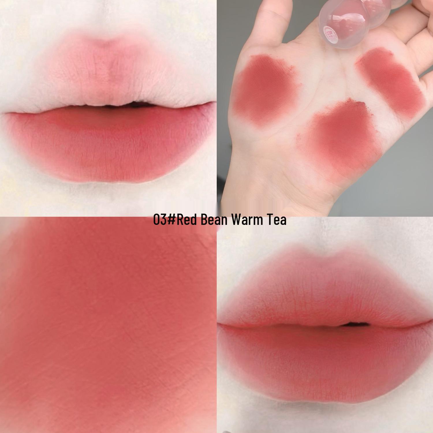 Shaqinuo Tanghulu Matte Lip Glaze - Soft Mist Pigmented Lip Color & Gloss