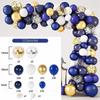 Balloon Set Black Gold New Year Arrangement Balloon Chain Birthday Party Wedding Decoration Arch Latex Material