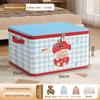 Collapsible Fabric Storage Bin With Cartoon Patterns For Bedroom Closet Organization