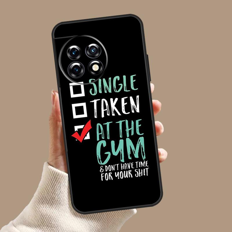 Bodybuilding Gym Fitness Quotes Case For OnePlus Nord 5 CE 4 3 Lite N20 N30 OnePlus 15 13 12 11 8 9 10 Pro 12R 13T 13R Cover