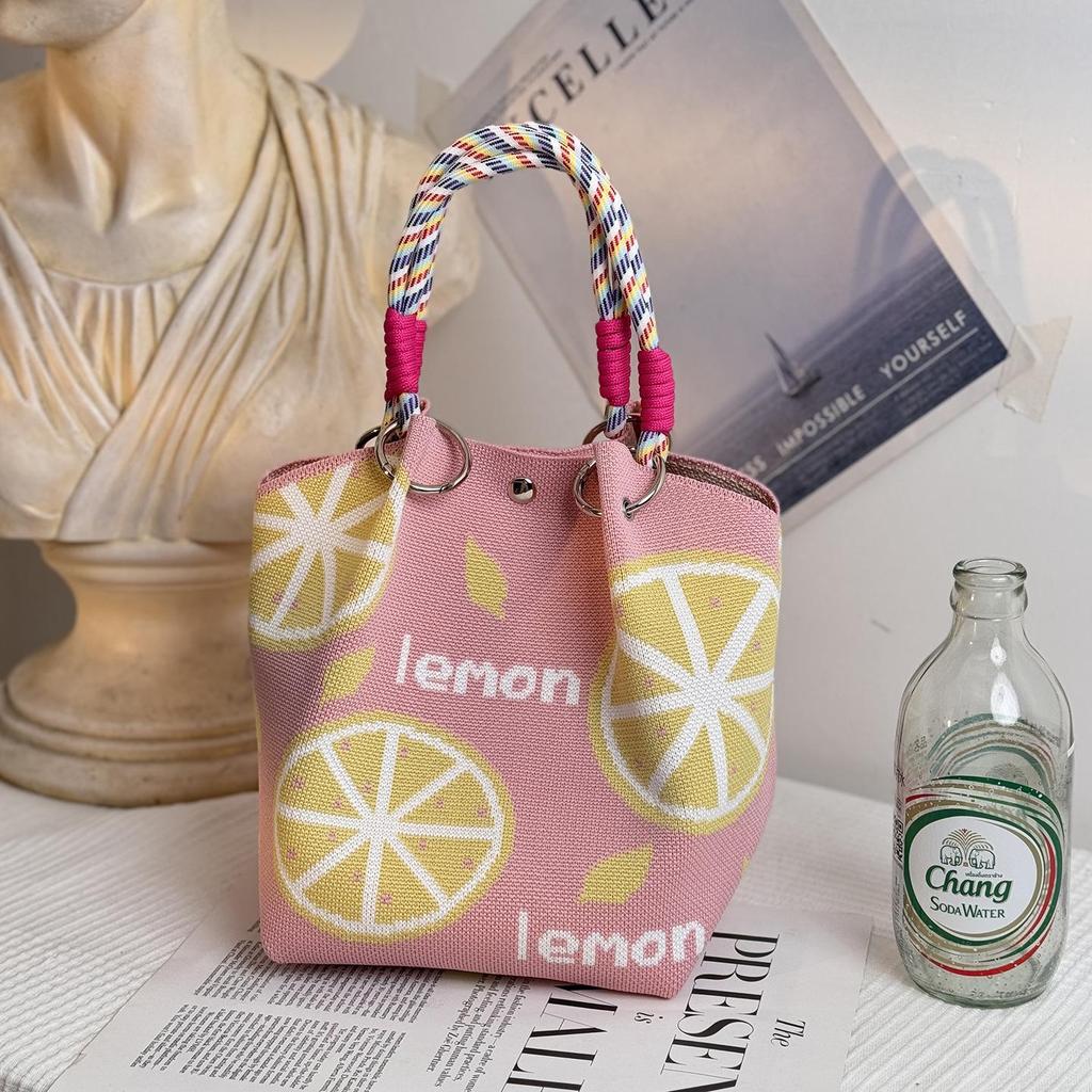 2025 Knitted Hollow-out Flower Handbag: Versatile, Large Capacity, Stylish Souvenir Gift