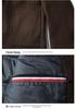 Men's Mid-Length Wool Blend Coat with Suit Collar and Down Liner for Autumn/Winter Business Fashion