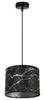 CEILING HANGING LAMP, SILVER MARBLE LAMPSHADE