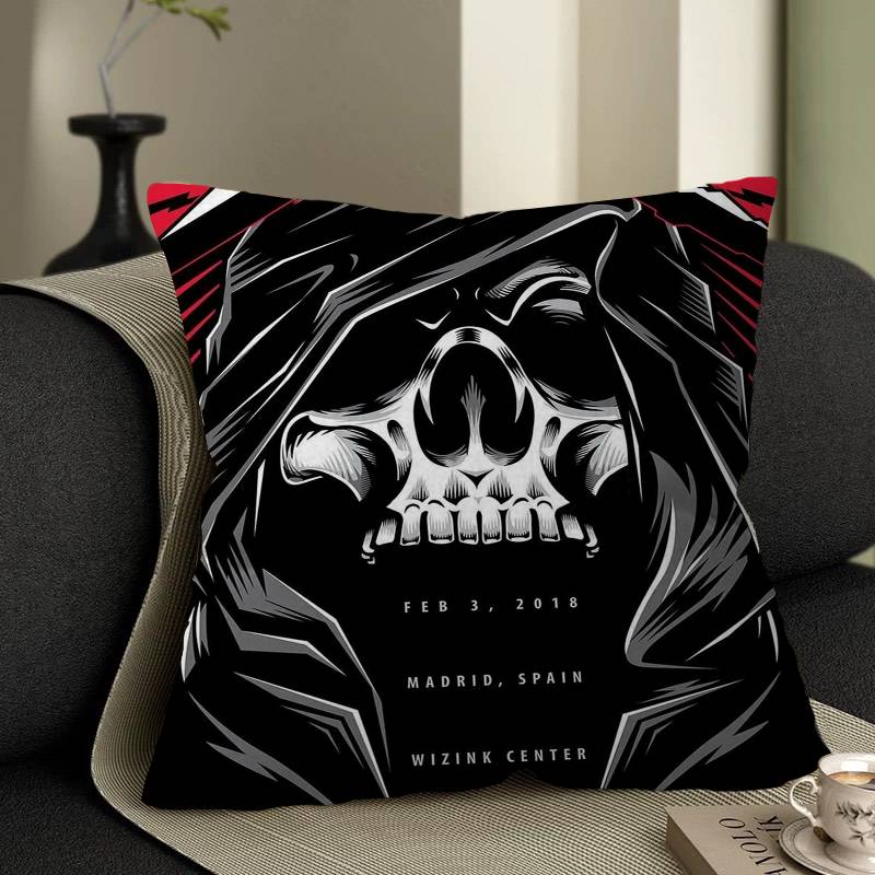 Band M-METALLICA Anime 45*45cm Cushion Cover Pillow Cover Decor Pillowcase Home Pillowcase for Couch Pillow