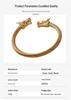 Men's Trendy Titanium Steel Dragon Head Bracelet