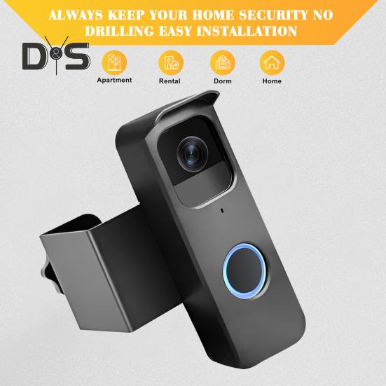 Türklingelhalterung Diebstahlsichere Video-Türklingelkamerahalterung Regenschutzdesign Einfache Installation Türklingelhalterung