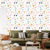 Love Wallpaper White, Coral, Cream and Mint 50x1000