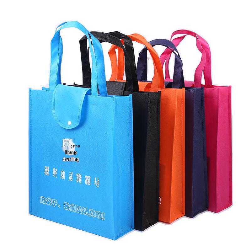 Eco-Friendly Foldable Tote Bag with Custom Logo for Promotions