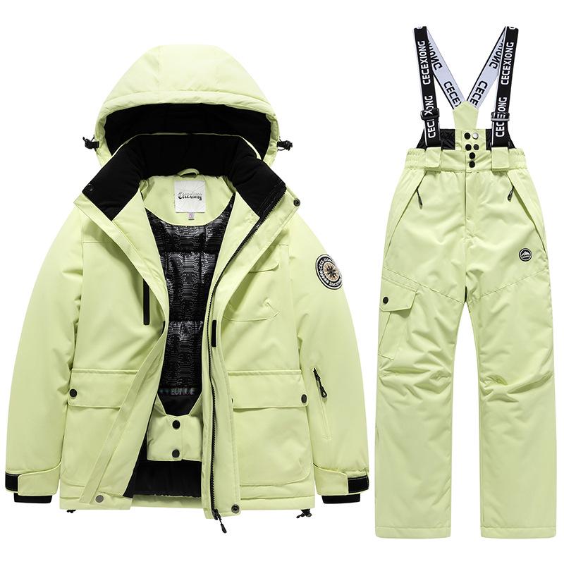 Kinder-Winter-Skianzug - Warm, Wasserdicht, Winddicht, Einteiliger Skianzug für Jungen & Mädchen