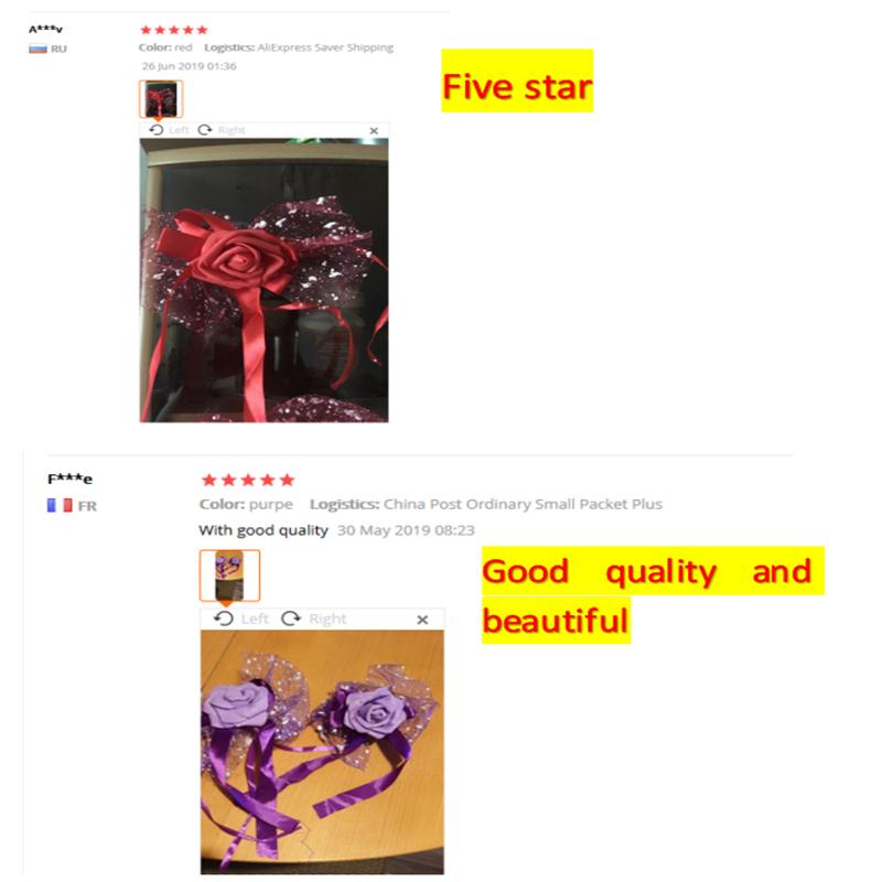 Door Handles Beautiful Wedding Party Festival Supplies Rear View Mirror Decorations For Wedding Car Decor Decoration Flower NEW