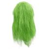 Comfortable Grass Green Explosive Long Curl Fluffy Halloween Party Wig  Stage Performance