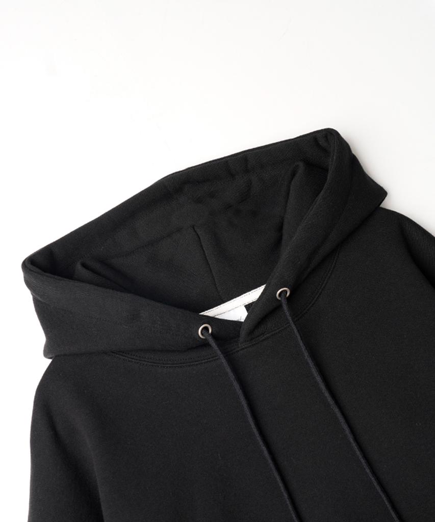 Plain Essential Hood Black Kjhd2674
