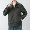Frühling Herbst Umlegekragen Vintage Corduroy Strickjacke Mantel Herren Freizeitjacke Oberbekleidung Top