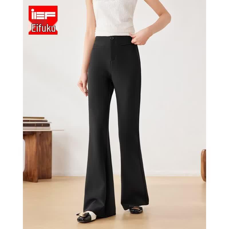 IEF Women s Korean Style Slim Flared Pants L