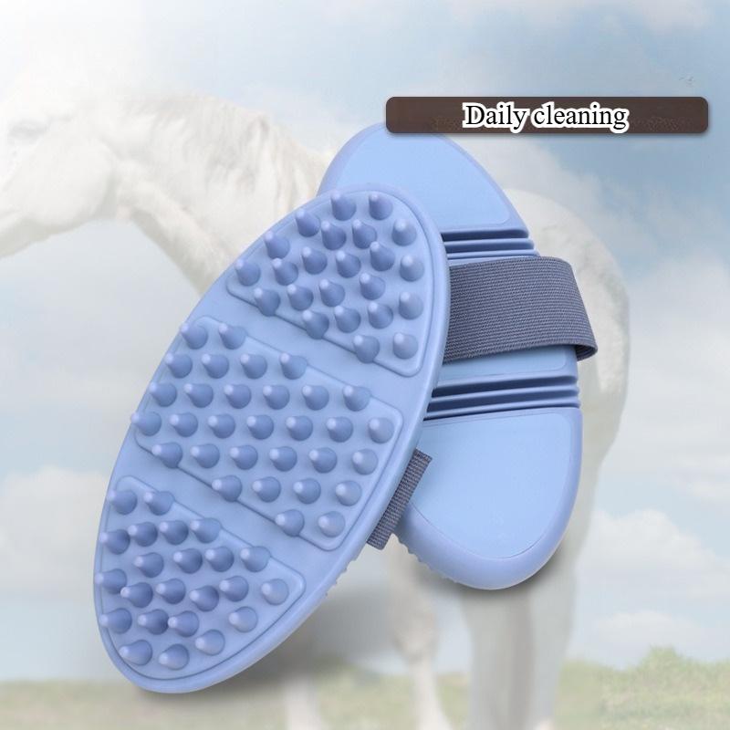 1PC Horse Brush Equestrian Supplies Bath Brush Horse Supplies Cleaning Brush Horse Equipment Supplies Massage Brush Horse Equipment