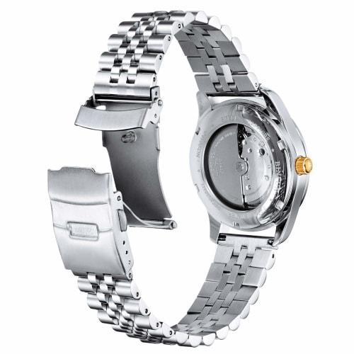 BINLUN Stainless Steel Watch Band, Metal Watch Strap, 18mm, 20mm, 22mm, 24mm, 26mm, Durable Replacement Smartwatch Strap, Unisex, Includes Adjustment