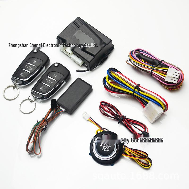 12V Car Remote Start & Anti-Theft System with Bluetooth App Control