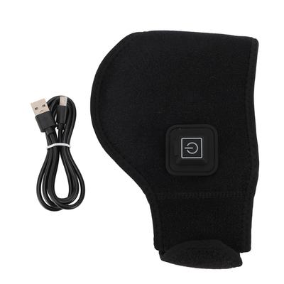 USB Neck Heating Pad 3 Levels Temperature Hook Loop Fastener Adjustable Velvet Lining Heated Neck