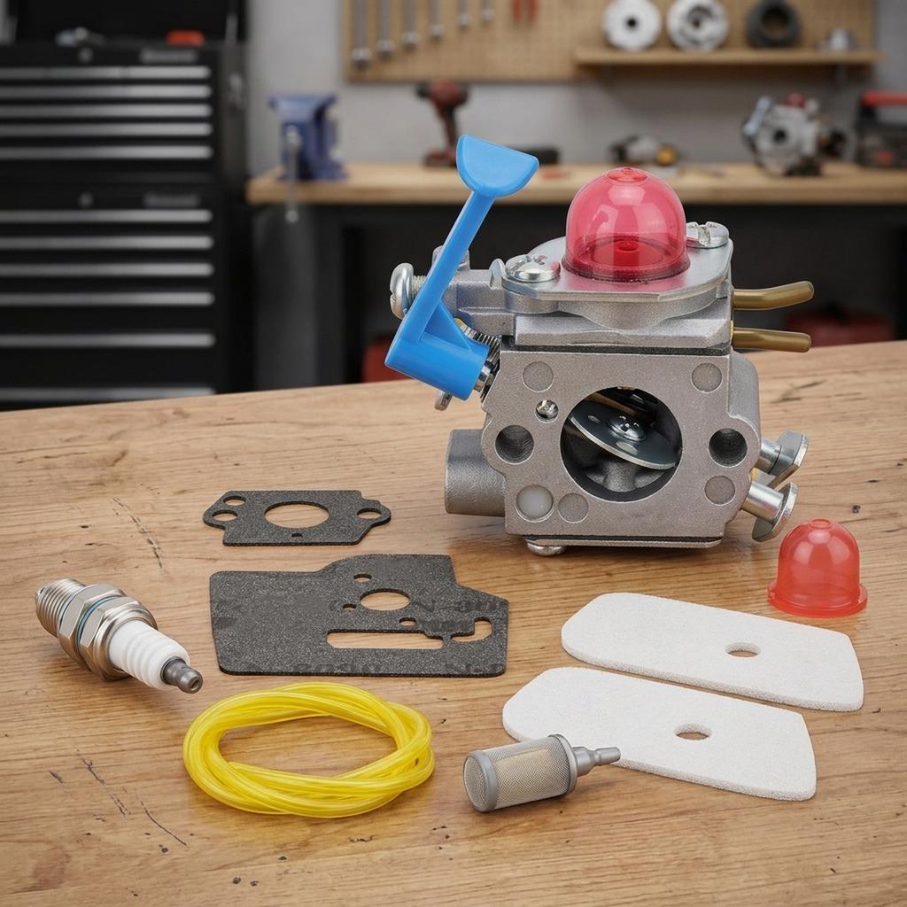For Carburetor Replacement Kit for Jonsered 128 Series for Trimmers and 2009 2010 2011 BC2126 CC2126 CC2128 GC2128 GT2128 Models