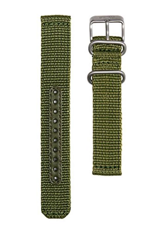 

[Seiko Import] [Seiko Package] 4K11JZ 5 Genuine 18mm Green Nylon Belt [Reimported Product]