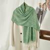 Summer New Ethnic Style Fringe Long Scarf  Popular Outer Cover Long Shawl Scarf for Women