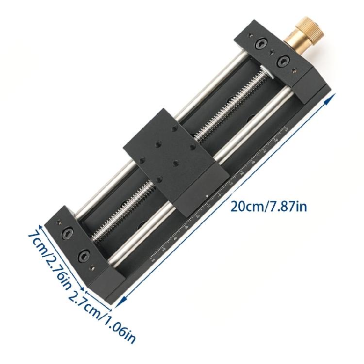 Aluminum Platform Sliding Table Displacement Station Manual Translation Precise Sliding Table Fine Tuning Linear Stage