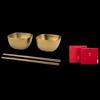 Heenoor Pure Titanium Couple Bowl & Chopsticks Gift Set