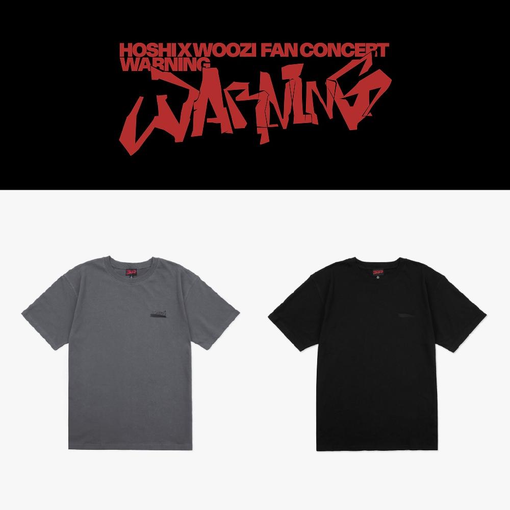 

2-й предзаказ SEVENTEEN HOSHI X WOOZI Фан-концерт WARNING Футболка S/S Gray M size